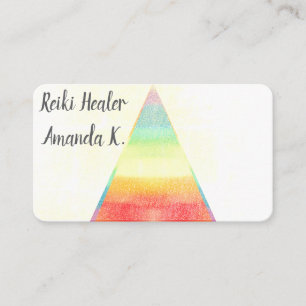 Chakra Lightworker Reiki Colors Business Cards