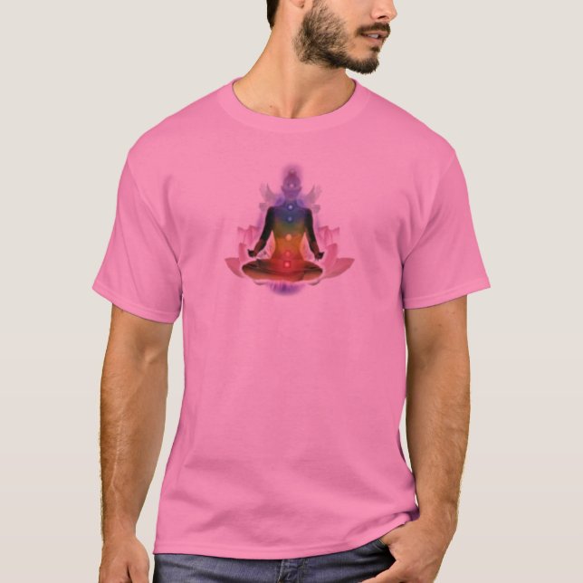 CHAKRA LOTUS LADY T-Shirt (Front)