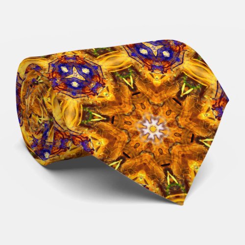 Chakra Mandala Fine Art Sacred Geometry Tie