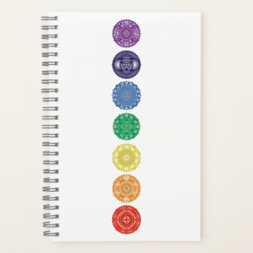 Chakra Mandala Multi_Color Notebook