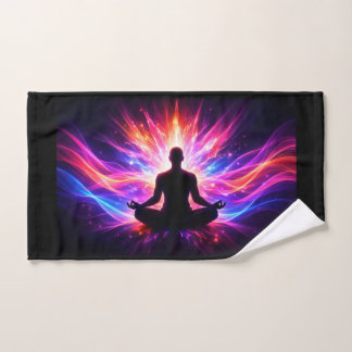 Chakra Meditation Hand Towel Yoga Design
