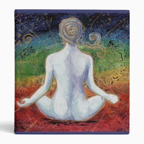 Chakra Meditation Yoga Chi Feminine Maureen Girard 3 Ring Binder