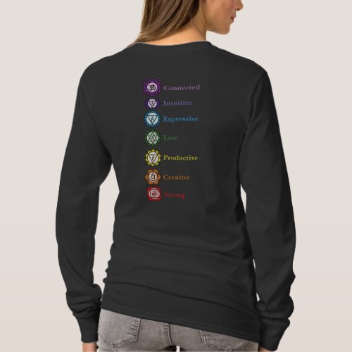 Chakra Now Yoga Begins Black  T_Shirt