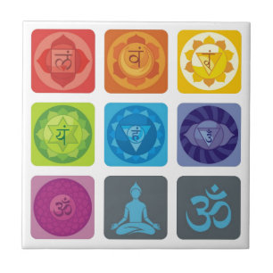 chakra,ohm, aura,zen,chakras,yoga,yogi,healer tile