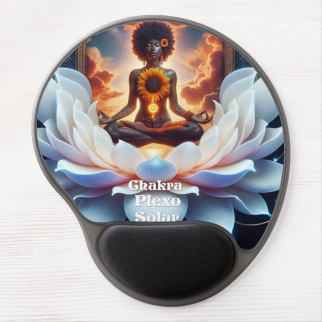 Chakra Plexo Solar Gel Mouse Pad (Front)