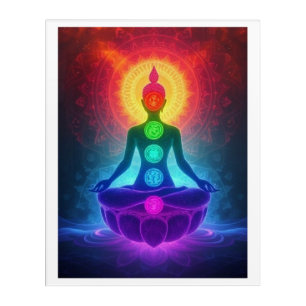 Chakra Radiance: The Path to Inner Balance Acrylic Print