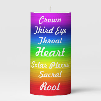 Chakra Rainbow Candle