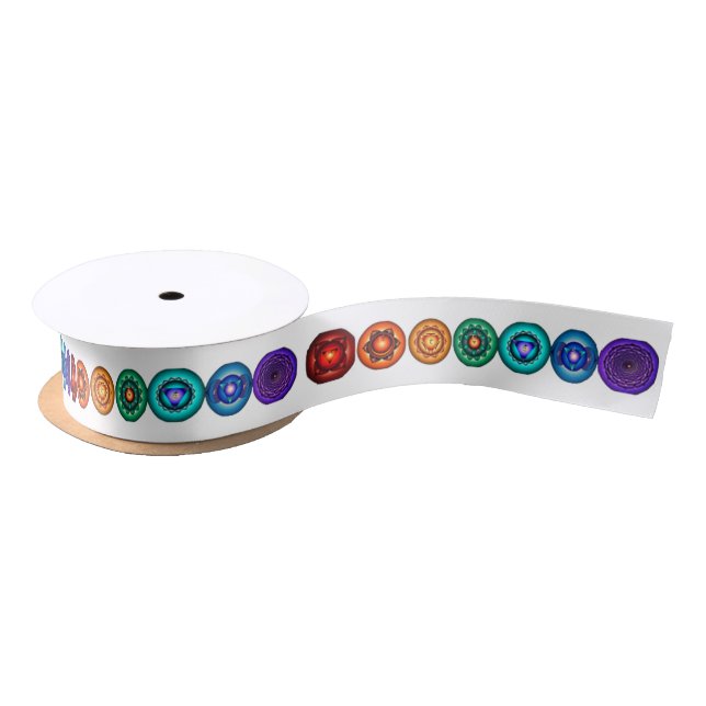 Chakra/Reiki Satin Ribbon (Spool)