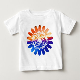 Chakra Round Graphic Flower Jewel Baby T-Shirt