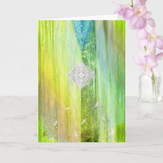Chakra Shimmer Esoteric Meditation Card (Orchid)