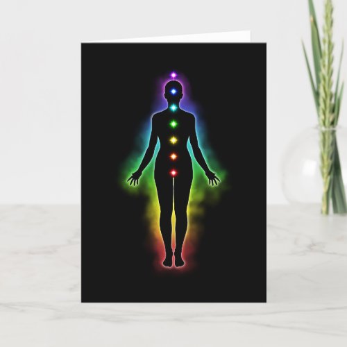 Chakra Silhouette Greeting Card