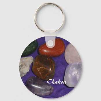 Chakra Stones Keychain by Lynnes_creations at Zazzle