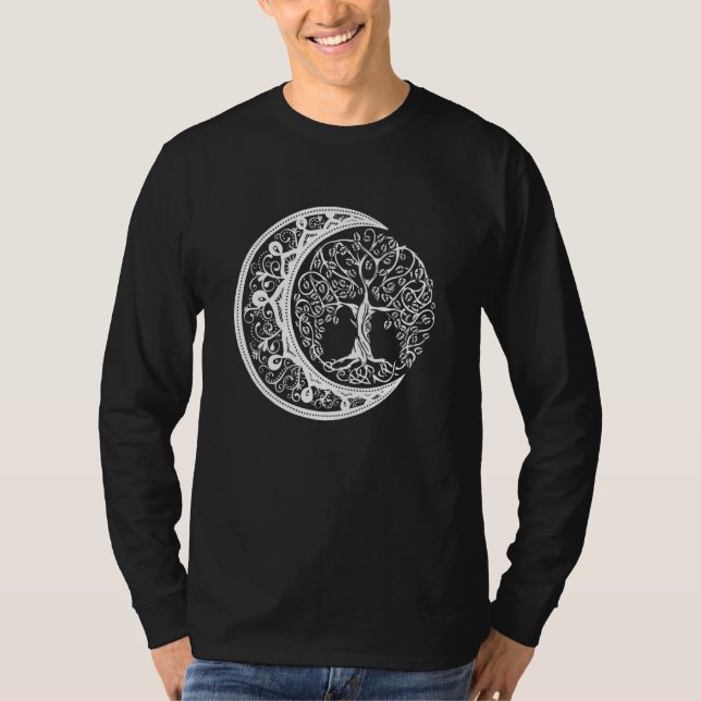 Chakra Tree Of Life Mandala Zen Yoga Om Symbol Bud T-Shirt (Front)