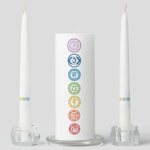 Chakra Unity Candle Set