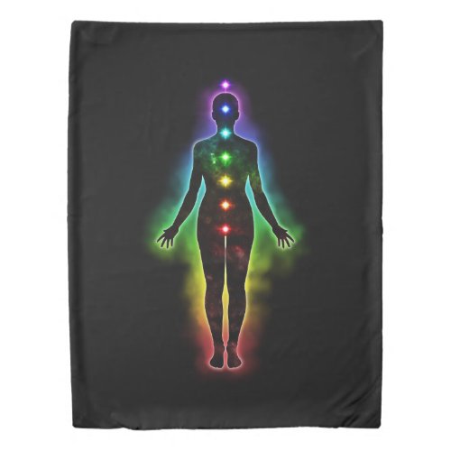 Chakra Universe 1 side Twin Duvet Cover