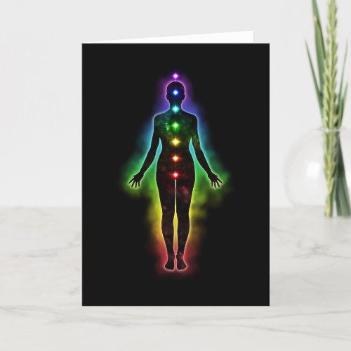 Chakra Universe Greeting Card