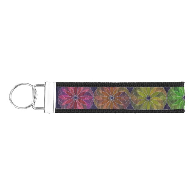 Chakra Universe Wristlet Keychain (Keys on Left)