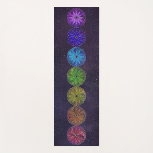 Chakra Universe Yoga Mat (Front)