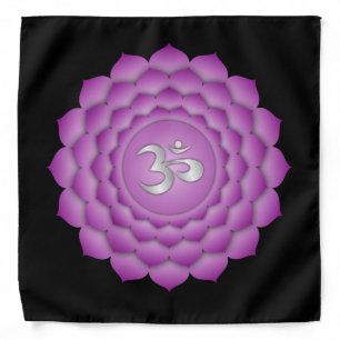 Chakra Violet Crown Energy Spiritual Zen Yoga Bandana