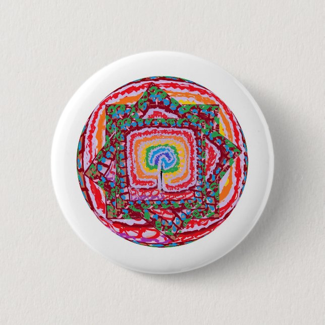 CHAKRA VUEHH PINBACK BUTTON (Front)