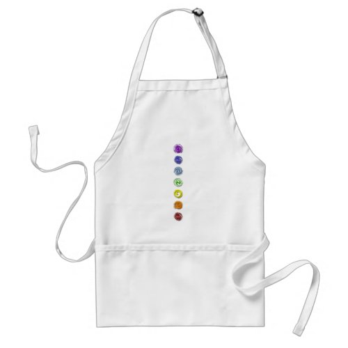 Chakra Wheels Adult Apron