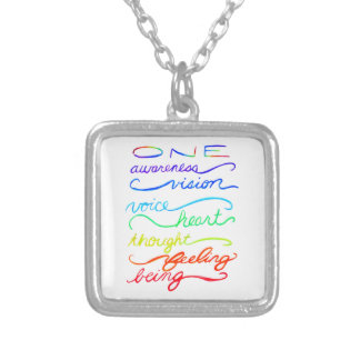 Chakra Words Custom Jewelry Art Pendant Necklaces