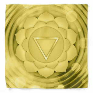 Chakra Yellow Solar Energy Spiritual Zen Yoga Bandana