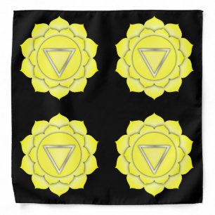Chakra Yellow Solar Energy Spiritual Zen Yoga Bandana