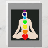 Chakra Yoga Lotus Position Gifts (Front/Back)