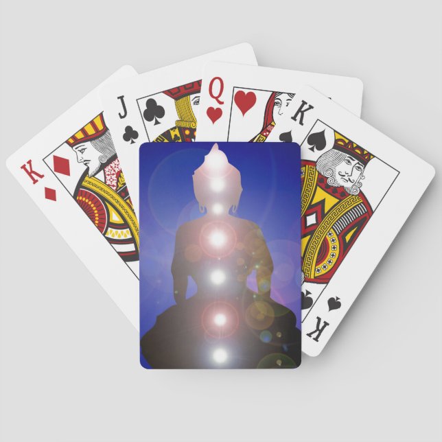 Chakra Zen Buddha Yoga Meditation Poker Cards (Back)