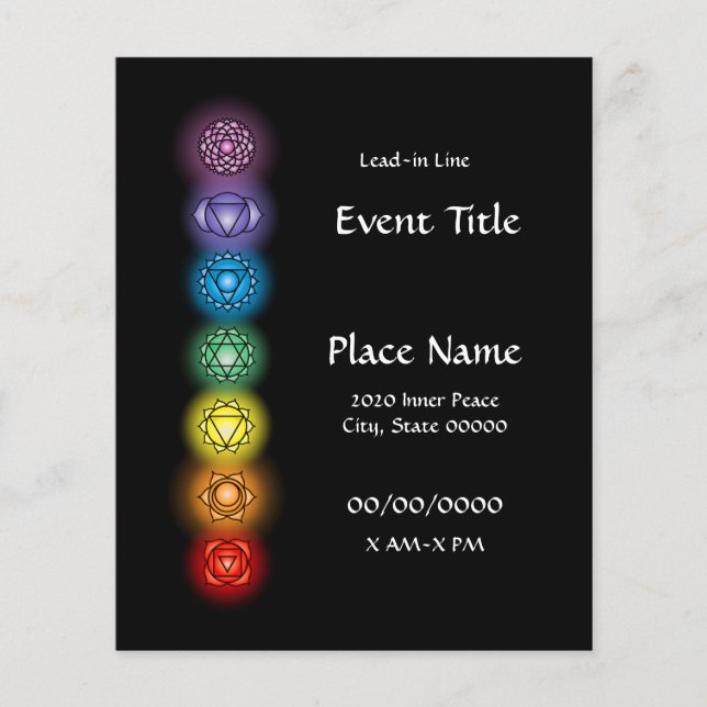 Chakras Event Small Flyer (Front)