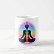 Chakras Meditation Art | Seven Colorful Symbols