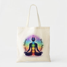 Chakras Meditation Art | Seven Colorful Symbols