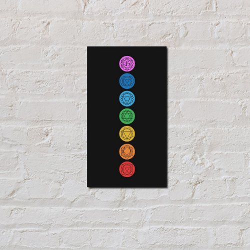 Chakras Meditation Business Card