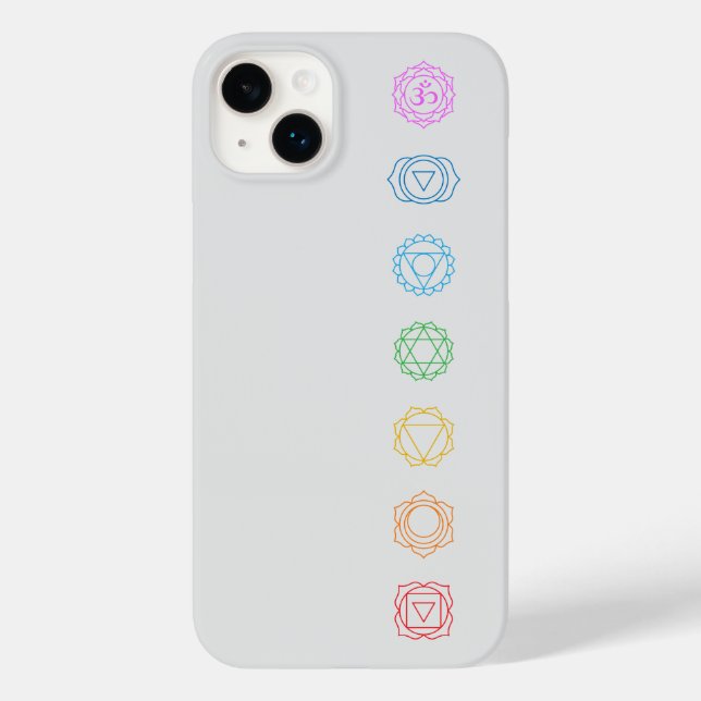 Chakras Minimalist Case-Mate iPhone case (Back)