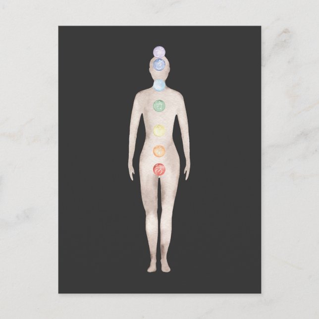 Chakras Postcard (Front)
