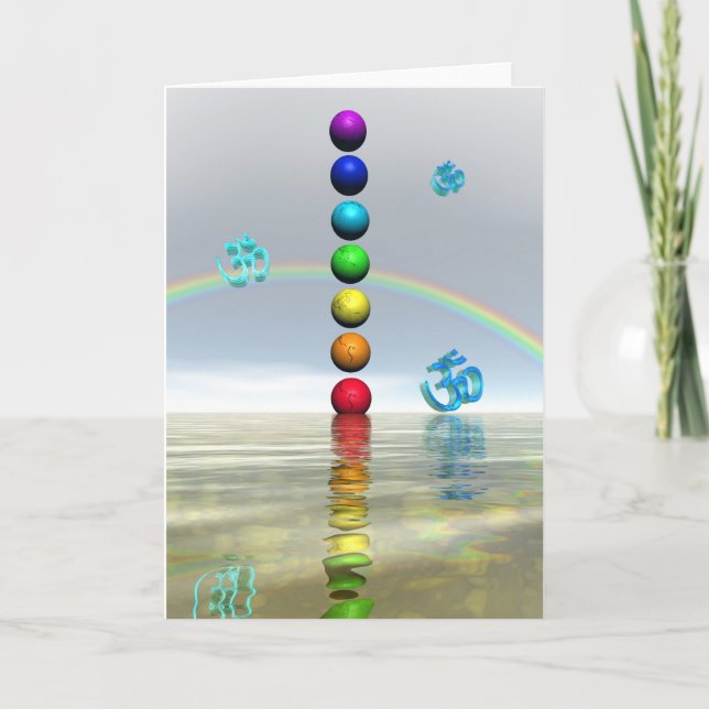 chakras white card (Front)