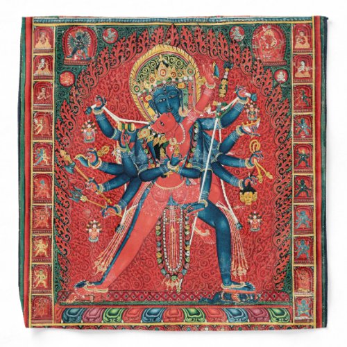 Chakrasamvara And Consort Vajravarahi Bandana