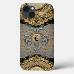 Chalchadoria Chateu Elegant Monogram Tough iPhone 13 Case