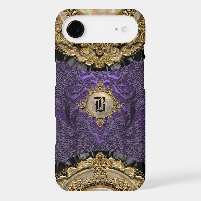 Chalchadoriz Royale  Elegant Monogram Slim Case-Mate iPhone Case (Back)