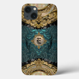 Chalchadoriz Sea Elegant Monogram Tough iPhone 13 Case