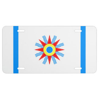 Chaldean Flag License Plate