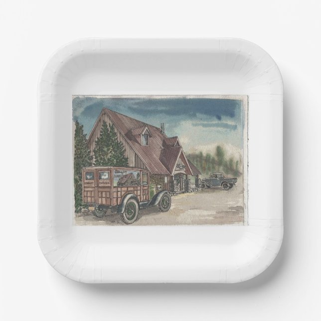 Chalet Paper Plates (Front)