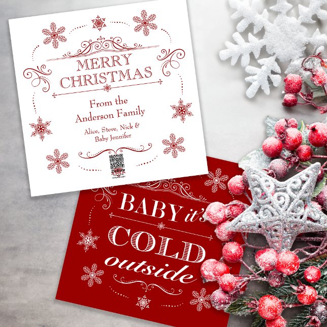 Chalet Winter Holiday Party or Après-ski Cocktails Card (Creator Uploaded)