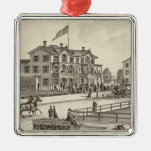 Chalfonte, Cape May City, New Jersey Metal Ornament