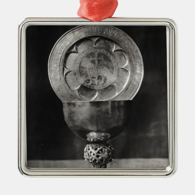 Chalice and Eucharist Plate Metal Ornament (Front)