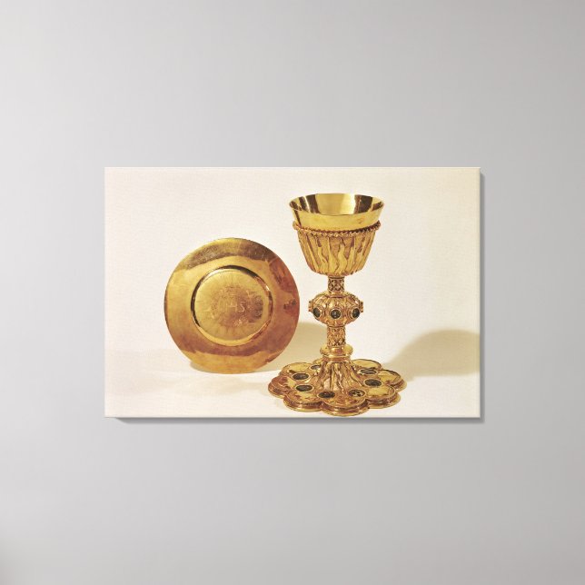 Chalice and paten canvas print (Front)