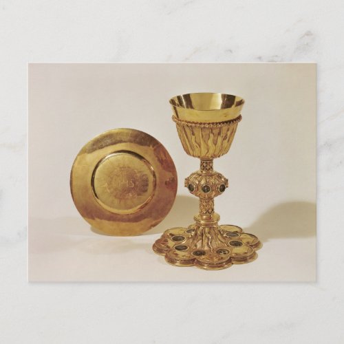 Chalice and paten postcard