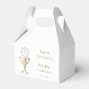 Chalice Host First Holy Communion Favor Boxes