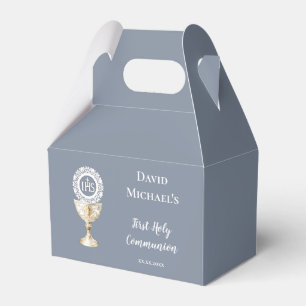 Chalice Host First Holy Communion Favor Boxes